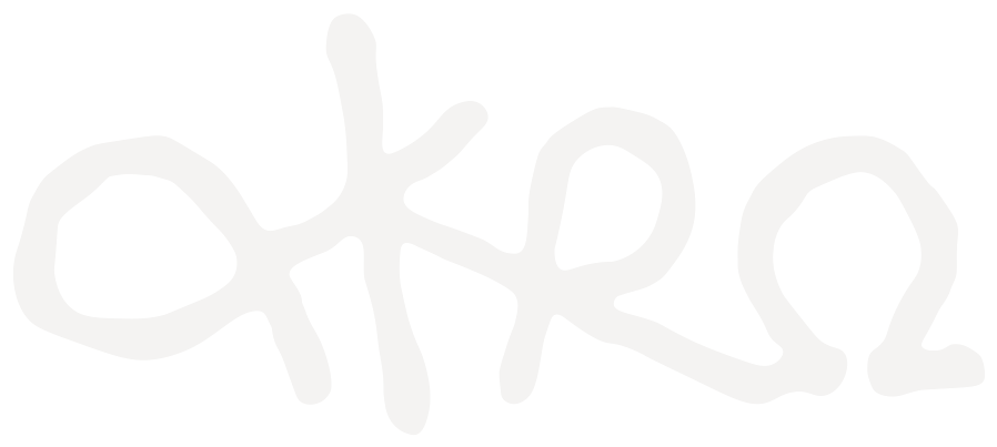 AKRO logomark — alpha and omega